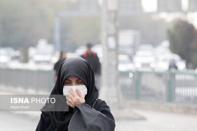  افزایش نسبی دما و آلودگی هوا در تهران