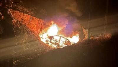  ۴ شهید در حمله هوایی اسرائیل به خودرویی در مرز لبنان و سوریه