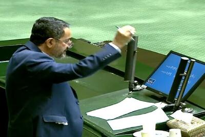  یک نماینده مجلس تصاویر سران اروپایی را به سطل آشغال ریخت/ زارعی: بیت مهم حضرت آیت الله العظمی نوری همدانی را فریاد می‌کنیم+ عکس