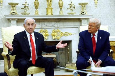  عکس | نخستین تصویر از دیدار امروز نتانیاهو و ترامپ