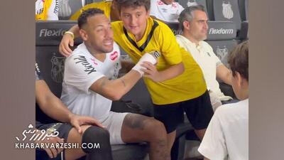  ویدیو| کودکان در آغوش نیمار؛ بازگشت زیبا از مصدومیت