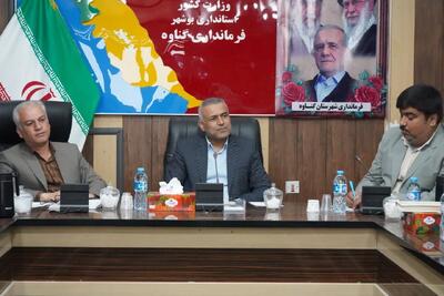  فرماندار گناوه: اجرای دقیق مصوبات شورای ترافیک ضروری است 
