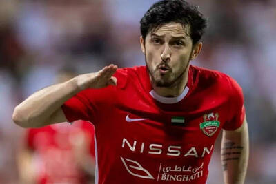  سردار آزمون دومین ستاره گران‌قیمت لیگ برتر امارات شد