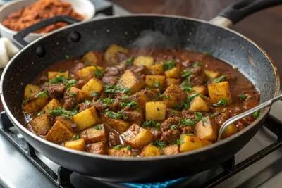  طرز تهیه واویشکا بادمجان و گوشت چرخ‌کرده