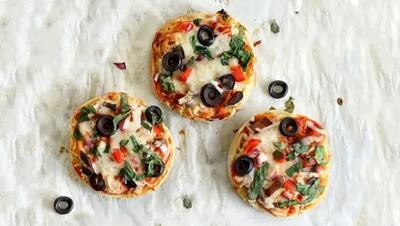  طرز تهیه پیتزا لقمه فوری و خوشمزه
