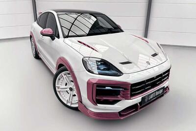  تیونینگ عجیب لارته دیزاین برای پورشه کاین با لباس کربنی صورتی! - پدال