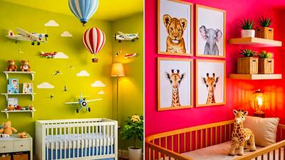  طراحی مدرن اتاق نوزاد با 15 ایده خلاقانه و شیک