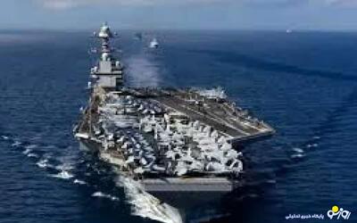  تصاویر هوایی تازه از ناو آبراهام لینکلن