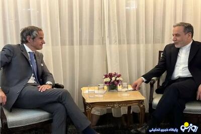  گروسی: مذاکرات فنی عمیقی با عراقچی داشتم