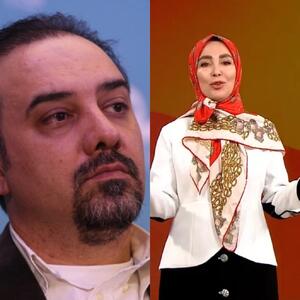  حمله‌ی تند ژیلا صادقی مجری تلویزیون به برزو ارجمند⁩ - سلام نو