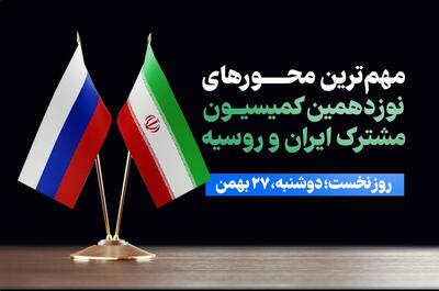  نوزدهمین کمیسیون مشترک ایران و روسیه در روز نخست