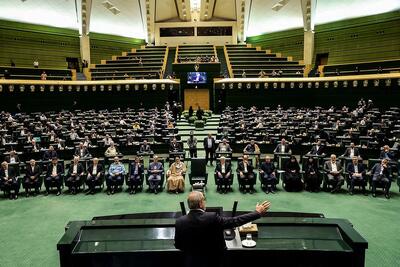  سلام عجیب دو نماینده مجلس در صحن علنی! + عکس