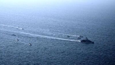  تصاویر رزمایش سپاه در تنگه هرمز