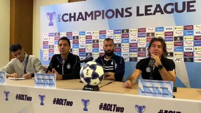  ساپینتو: ما تیمی جنگنده و متحد هستیم و تسلیم نمی‌شویم + ویدیو