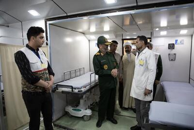  افتتاح هفتاد و یکمین بیمارستان سیار فوق تخصصی نیروی زمینی سپاه در زاهدان