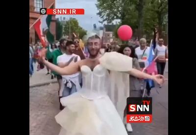  گوشه‌ای از مخالفان جمهوری اسلامی در کشورهای غربی! + فیلم