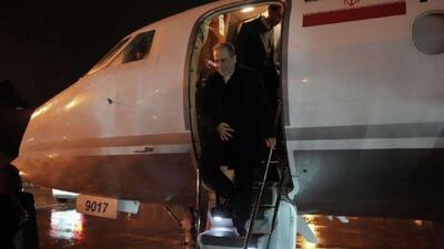  وزیر امور خارجه ایران برای انجام مذاکرات هسته‌ای وارد ژنو شده است