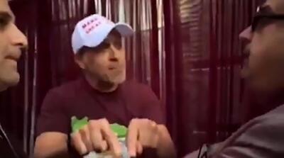  برش خبرساز از حمله علی کریمی به گلشیفته در لس‌آنجلس