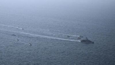  عکس | تمرین نبرد سپاه با آمریکا در خلیج فارس