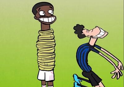  اخراج جنجالی کالولو در دیدار اینتر و یوونتوس به روایت انیمیشن عمر مومنی