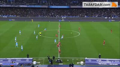  خلاصه بازی ناپولی 2-2 آاس رم (سری آ - 26-2025)