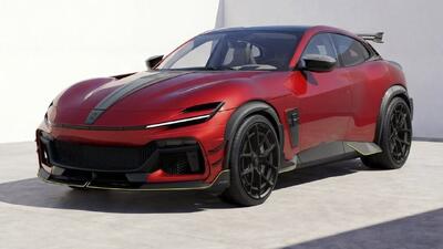  منصوری از مدل سفارشی خودروی فراری پوروسانگوئه رونمایی کرد + تصویر