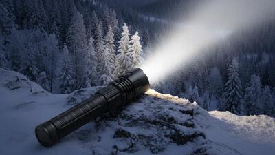  چراغ‌قوه Sodiumfrostglow در سرمای منفی ۴۰ درجه هم روشن می‌ ماند