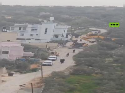  تخریب ساختمان‌ها توسط اسرائیل در کرانه باختری