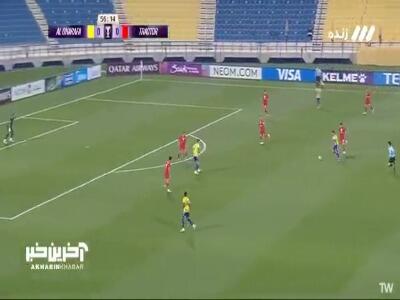  اشتباه بیرانوند در مهار توپ که نزدیک بود به گل اول الغرافه تبدیل شود