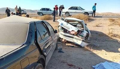  تصادف مگان با پژو 3 فوتی برجا گذاشت