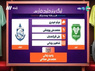  کارشناسی داوری خیبر - ملوان