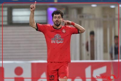  گل اول تراکتور به الغرافه توسط     مهدی هاشم‌نژاد