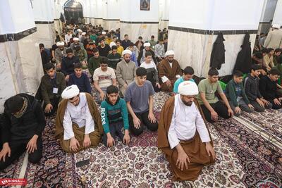  اعتکاف دهه هشتادی‌های سراسر کشور در حرم مطهر امام رضا(ع)