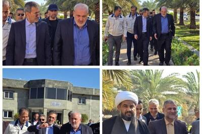 بازدید وزیر نیرو از فجر انرژی خلیج‌فارس/ تعامل برای کمک فجر به کاهش ناترازی و ورود به بورس انرژی