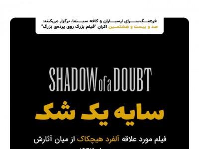  از کهنه کردن خانه‌ی تعمیر شده، تا اشاره‌های شخصیِ کارگردان و دود سیاه قطار.../ سی‌وپنج نکته‌ی خواندنی درباره‌ی سایه‌ی یک شک، فیلم محبوب آقای هیچکاک، در آستانه‌ی اکران‌اش در تازه‌ترین مراسمِ فیلم بزرگ روی پرده‌ی بزرگِ کافه سینما/ با حضور امیر قادری در میان عشاق سینما