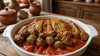  غذا با بادمجان / طرز تهیه کوفته بادمجان شیرازی / آسان و مجلسی