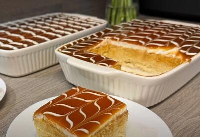  طرز تهیه کیک شیری ترکی تریلیچه با طعم اصیل؛ نرم، خیس و فوق العاده خوشمزه