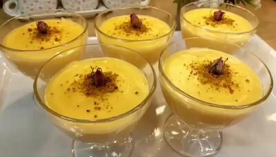  طرز تهیه دسر کاسترد خامه ای | ده دقیقه ای، خوشمزه و آسان !