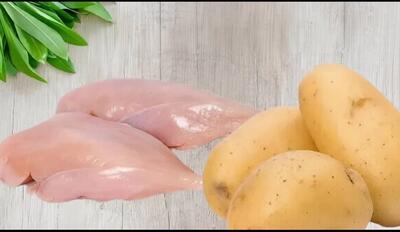  سیب زمینی و سینه مرغ رو این مدلی بپز، همه خانواده عاشقش میشن
