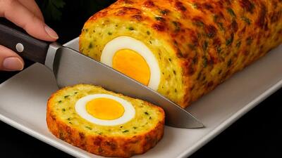  طرز تهیه رول های سیب زمینی و تخم مرغ / خوشمزه و مجلسی