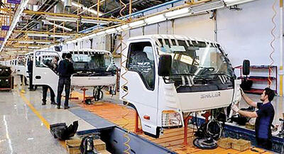  افت تولید خودروهای تجاری