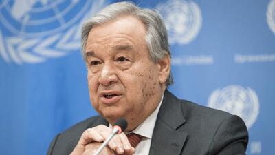  دبیرکل سازمان ملل: امیدوارم که مذاکرات ایران و آمریکا به نتایجی مشخص و سازنده منجر شود / تمام نگرانی‌ها می‌توانند از طریق دیپلماسی و گفت‌و‌گو حل‌وفصل شوند