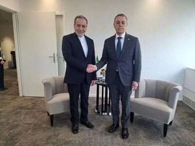  دیدار عراقچی با همتای سوئیسی خود