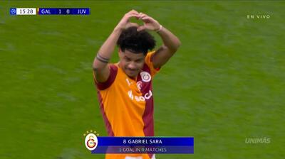  گل اول گالاتاسرای به یوونتوس (گابریل سارا)