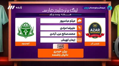  کارشناسی داوری بازی شمس آذر و آلومینیوم اراک