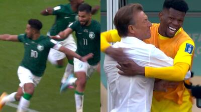  نوستالژی/ ری اکشن جالب رنار سرمربی عربستان به گل سالم الدوساری مقابل آرژانتین