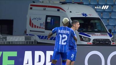  گل اول استقلال به الحسین (پنالتی چیپ یاسر آسانی)