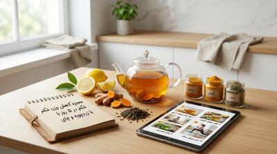  معجزه کاهش وزن شکم در ۵ روز با زردچوبه و چای + دستور تهیه ویژه!
