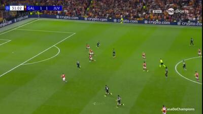  ویدیو: گل دوم یوونتوس به گالاتاسرای توسط کوپمینرز