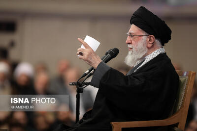  دیدار مردم آذربایجان شرقی با  حضرت آیت‌الله خامنه‌ای